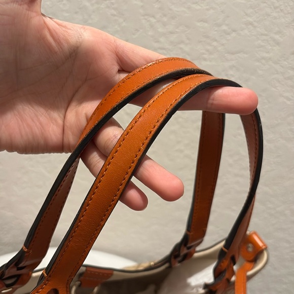 GUCCI with pouch Diamante Craft Hand Tote Bag Canvas Leather Beige - Picture 11 of 15